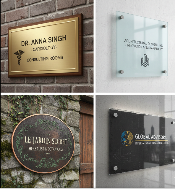 Plaques professionnelles sur mesure, Créteil